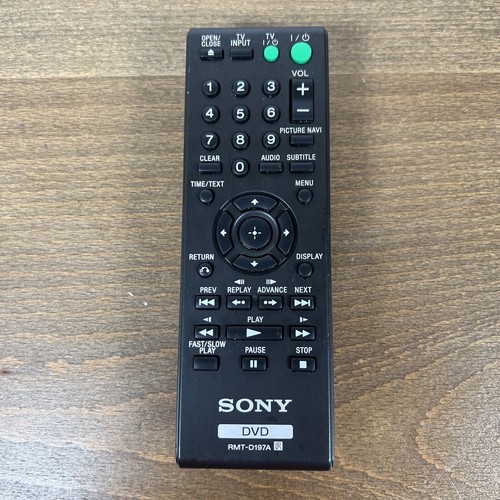 Sony Original DVD Player Fernbedienung für DVP-SR510H Original RMT-D197A getestet