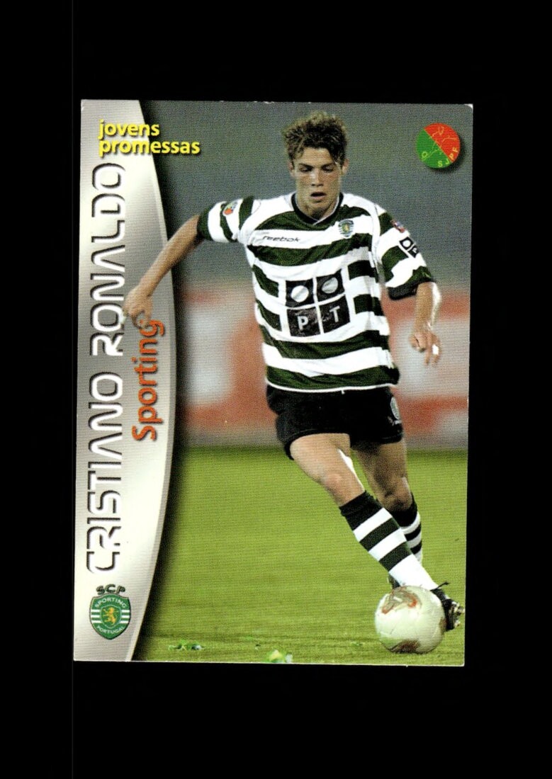 2002-03 Panini Mega Craques: #137 Cristiano Ronaldo RC LOW GRADE (paper loss)