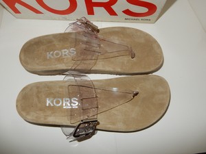 michael kors clear jelly sandals