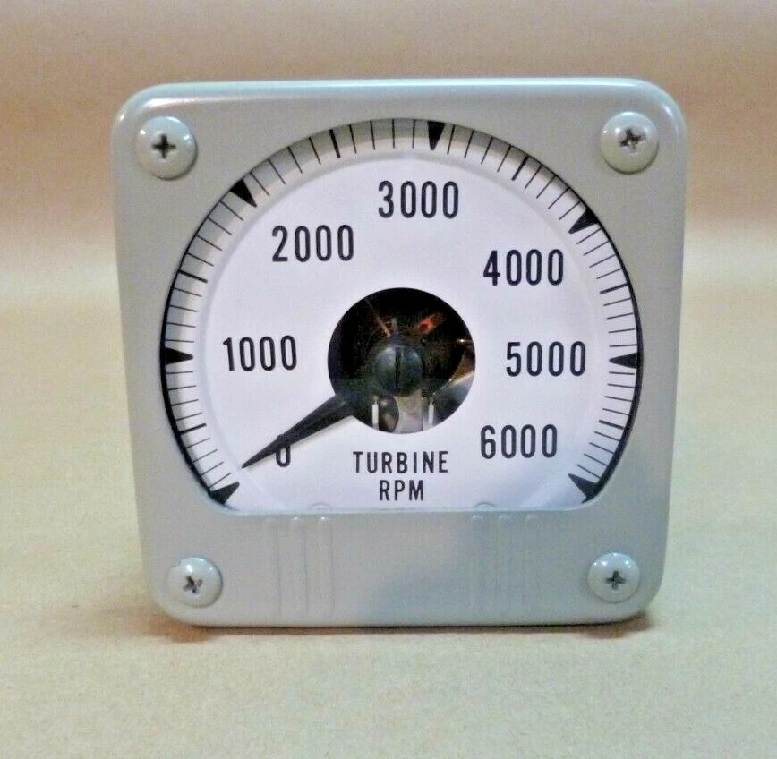 NAVAL SHIPS TURBINA RPM / CALIBRE TACÓMETRO 125D33ARP3, 6620-01-074-2526  Foto 2 de 4