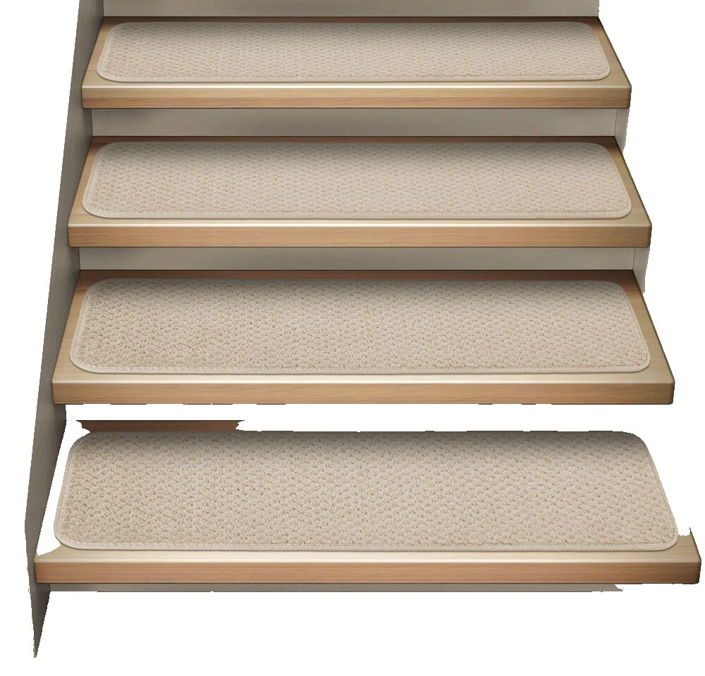 White Solid Stair Treads