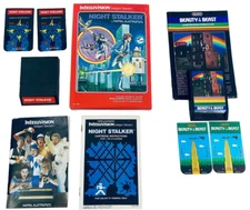 1982 Intellivision Night Stalker & Beauty and the Beast bundle Imagic ~ Untested
