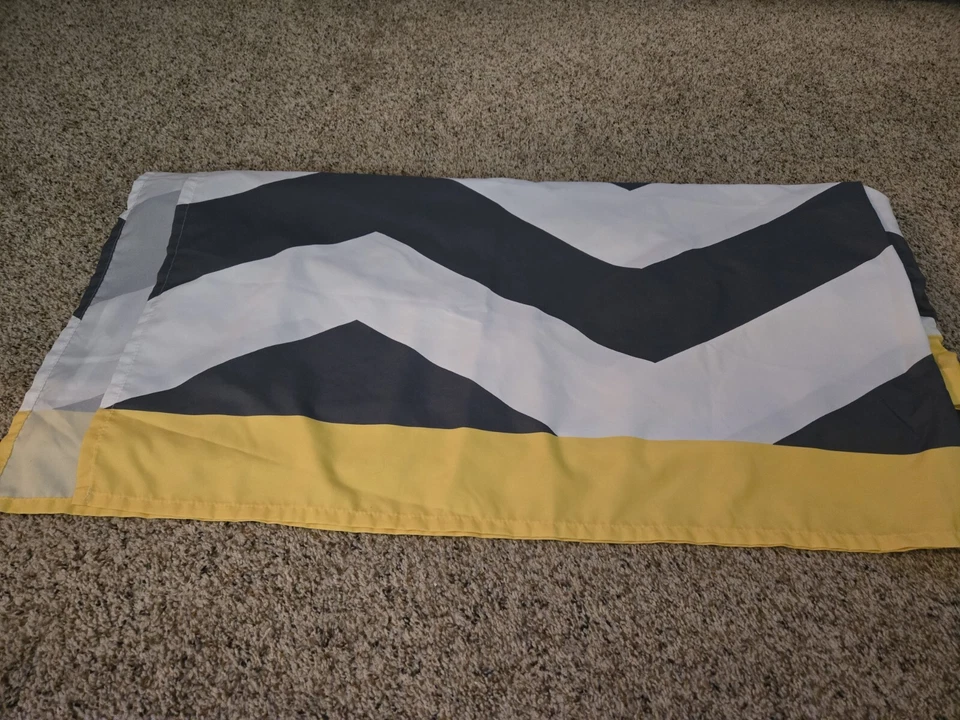 2 занавески для душа с геометрическим дизайном 70x72 дюйма полиэстер и коттен - Изображение 3 из 4