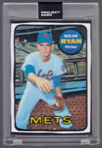 2020 Project Topps Online Exclusive #87 Nolan Ryan Joshua Vides /64629 Mets QTY!