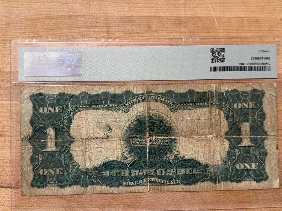 1899 $1 Silver Certificate Fr.230 Eagle | PMG 15 Choice Fine | Napier-McClung - Image 2 of 2