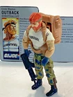VINTAGE GI JOE ARAH OUTBACK 1987 COMPLETE WITH CARD HASBRO