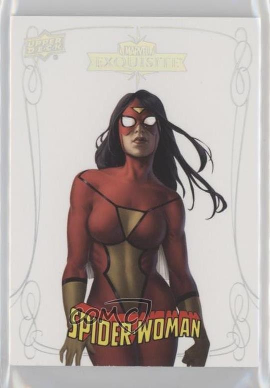 2016 Upper Deck Marvel Gems Exquisite /199 Spider-Woman #19 0va1