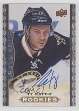 2014-15 Upper Deck Masterpieces Rookies Auto Ty Rattie #169 Auto 8p0