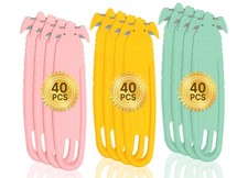 120-Pack Safety Box Cutter, T TOVIA SK2 Stainless Steel Concealed Blade Packa...