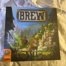 Brew Board Game Dice Placement Game Pandasaurus 2-4 Players Complete Ages 10+