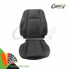 For 2006-2010 Hummer H3 Passenger Bottomtop Leather Replacement Seat Cover Blk