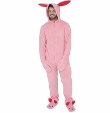 Officially Licensed A Christmas Story Bunny Suit Pajamas with removal sleepers