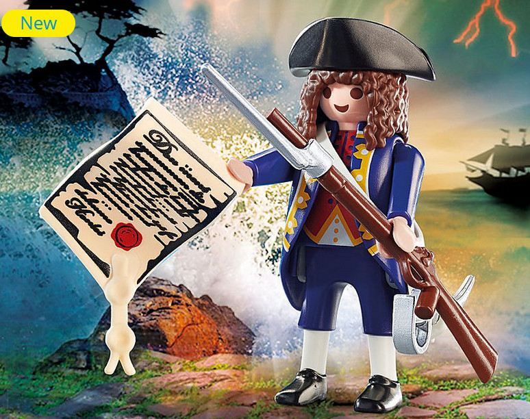 Playmobil 70559 PLAYMO FRIENDS Soldado Real Frances, casaca Azul, Royal ptc