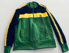 Rare Gwen Stefani 2000's Harajuku Lovers Track Suit Jacket XL Green & Yellow