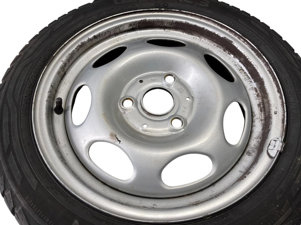 Smart Fortwo 451 Stahlfelgen Allwetterreifen Winterreifen 155/60R15 185/55R15 - Bild 2 von 4