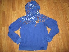 Girls NIKE full zip hooded windbreaker jacket sz XL