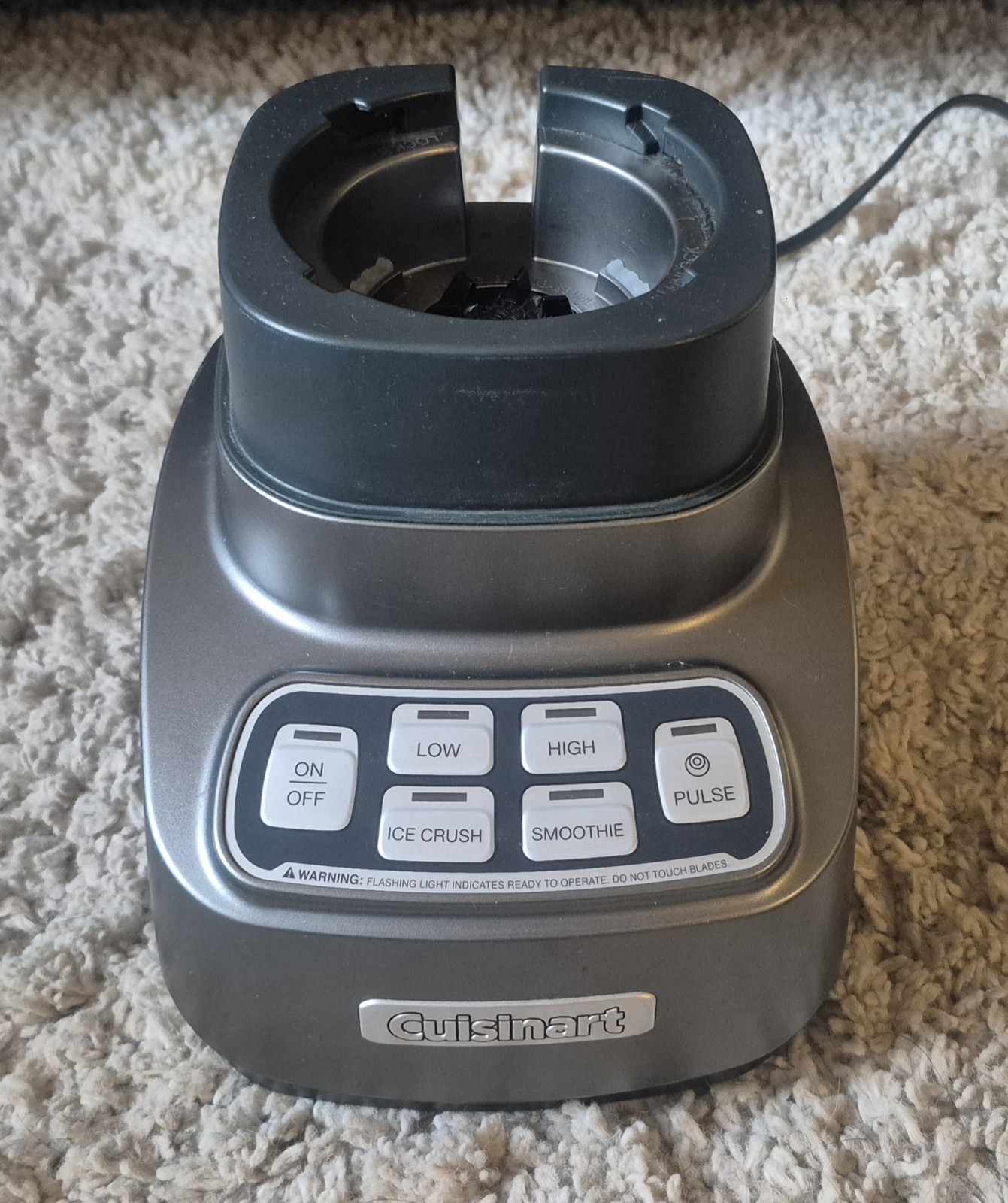 Cuisinart Velocity Ultra Base Blender BTC-650 Electric Smoothie Silver Black 