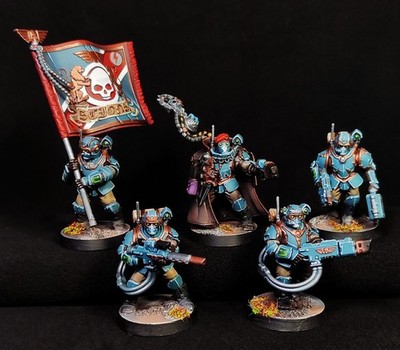 Militarum Tempestus Scions Command Squad painted Warhammer 40k #2