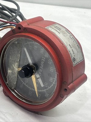 Frank W. Murphy Temperature Switchgage Model 45tef-350-25  Galv Probe 135-350F 