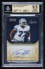 2011 Playoff National Treasures Rookie 9/99 Tyron Smith #293 BGS 9.5 Auto 4f5