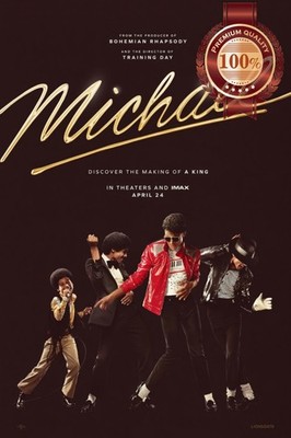 MICHAEL 2026 JACKSON TEASER ORIGINAL MOVIE FILM CINEMA PRINT PREMIUM POSTER