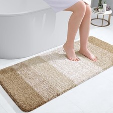 Bathroom Runner Rugs Mat 47x20, Extra Soft Absorbent Microfiber Bath Rugs, Ru...