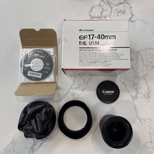 Canon EF 17-40mm F/4L Ultra Wide Angle Zoom Lens MINT 