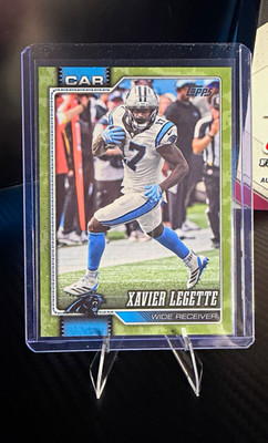 Topps 2026 Xavier Legette Carolina Panthers #26 Serial Numbered 12/25
