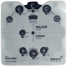 Circle of Fifths Wheel Tool - Decode The Circle of Fifths With A Plastic Whee