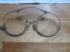 Super Early 1910 Antique ROUND NEZ PINCEEYEGLASSES, Costume, Optical, Halloween
