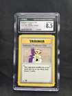 Pokemon: Base Set 1st Edition Rare: Impostor Professor Oak 73/102 CGC 8.5