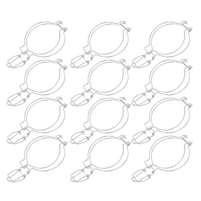 12 Pcs Sealing Buckle Jar Stainless Steel Clips Glass Container Lock