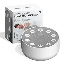 Sharper Image Sound Soother REVO Sleep Aid White Noise Nature Sounds - White