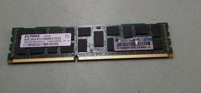 ELPIDA 8GB 2Rx4 PC3-10600R-9-10-E2 EBJ81RF4BCFP-DJ-F 008A