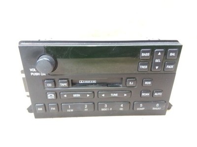 Stereo Radio AM FM Cassette XF3F18C870AD Fits 99-02 LINCOLN CONTINENTAL w185