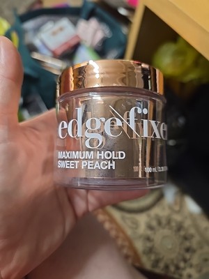 Maximum Hold Edge Fixer Gel, Non-Greasy, 3.38 Fl. Oz., Sweet Peach Biotin B7 Inf