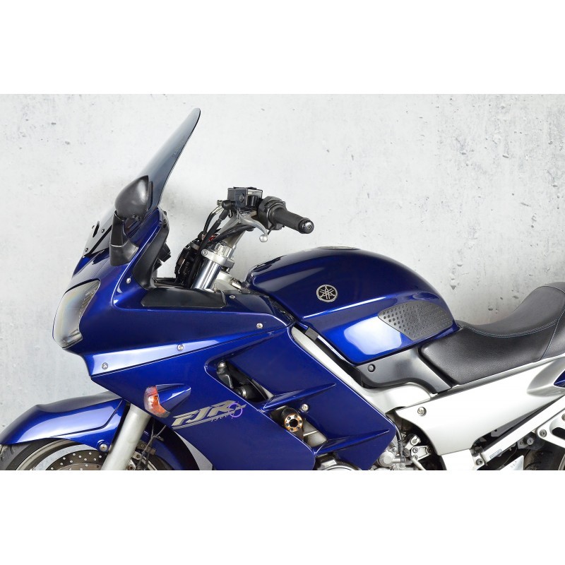 Motorcycle Windshield Deflectors for Yamaha FJR1300 FJR 1300,Adjustable Wind Deflector,Motorcycle Adjustable Windshield Extension Wind Deflector Clips,B Smoke-360mm×140mm