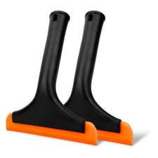 2 PCS Silicone Window Squeegee Car Windshield Water Wiper Non Slip Handle
