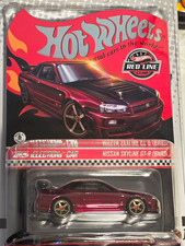 Hot Wheels Red Line Club Red Nissan Skyline Gt-r Bnr34 164 Diecast 2024 Hot Wheels Red Line Club Red Nissan Skyline Gt-r Bnr34 164 Diecast 2024