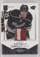 2013-14 Panini Dominion Authentic Material Prime 9/25 Jonas Brodin #D-JB 00am
