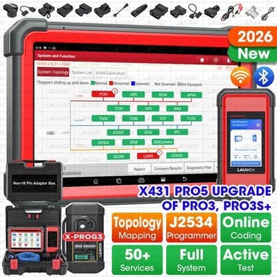 2026 LAUNCH X431 PRO 5 PAD V+ X-PROG3 Diagnostic Scanner Tool Programming Coding