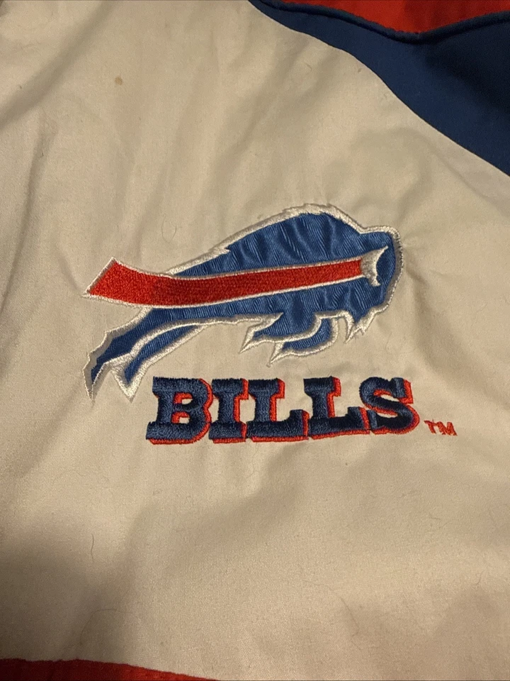 Rare Vintage Buffalo Bills 1990’s Pro Player Puffer Winter Jacket Size Large - Image 4 of 4