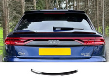 Audi Q8 (2018-2023) Heck Mitte Kofferraum Spoiler Verlängerung Flügel Glanz Schwarz