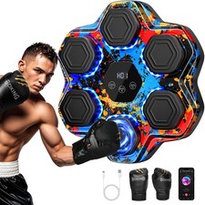 TGLLM Music Boxing Machine, Smart Bluetooth Boxing Machine with Gloves, Wall ...