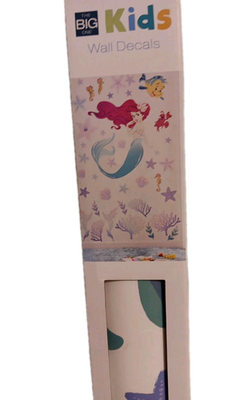 #ad DISNEY LITTLE MERMAID Wall Decals Princess Ariel Room Decor 40 Stickers Wall $9.99