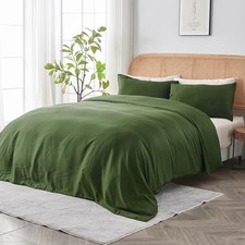 AiryWeight Tencel Duvet Cover, 100 Lyocell Derived from Twin/Twin XL Forest