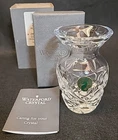 Vintage 1995 Waterford Society Crystal Posy Vase w/ Box, 4.25" x 2.5"