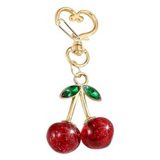 Cherry Keychain Cute Bag Charms Purse Charms for Handbags Cherry Accessories ...