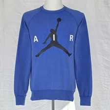 Streetwear Nike Jordan Jumpman Crewneck Men’s S Blue Sweatshirt Air Logo Retro