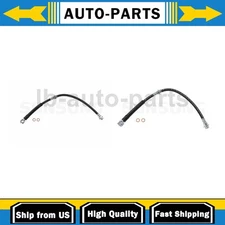 Front Brake Hose Line 2x For 1982 1983 Chevrolet Camaro 5.0L